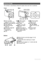 Page 88
The numbers in parentheses indicate the pages where each item is explained.
General Guide
4 2 1356
7
[   ]
[
SET]
[   ]
[   ]
[   ]
9 8bkbl
bqbpbm bn bo
1Zoom controller 
(pages 27, 44, 68, 68)
2Shutter button (page 26)
3Flash (page 38)
4[ON/OFF] (Power) 
(page 24)
5Front lamp (page 40)
6Microphone 
(pages 48, 76)
7Lens
8[r] (REC) button 
(pages 24, 26)
9Back lamp 
(pages 16, 18, 38)
bk[0] (Movie) button 
(page 47)
blStrap hole (page 2)
bm[SET] button (page 33)
bn[ ] (Delete) button 
(page 30)
bo[p]...