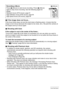 Page 2727Quick Start Basics
.If the image does not focus...
If the focus frame stays red and the back lamp is flashing green, it means that the 
image is not in focus (because the subject is too close, etc.). Re-point the camera at 
the subject and try to focus again.
.Shooting with Auto
If the subject is not in the center of the frame...
“Focus lock” (page 86) is the name of a technique you can use when you want to 
shoot an image in which the subject to be focused on is not within the focus frame in 
the...