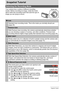 Page 3333Snapshot Tutorial
Snapshot Tutorial
Your camera has a variety of different recording 
modes. Before recording an image, rotate the mode 
dial to select the recording mode that suits the type of 
image you are trying to record.
Selecting the Recording Mode
Auto
Standard Auto recording mode. This is the mode you normally should use 
(page 25).
Premium Auto
With Premium Auto recording, the camera automatically determines whether 
you are shooting a subject or scenery, and other conditions. Premium Auto...