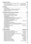 Page 77Contents
❚❙Dynamic Photo 124
Inserting a Built-in Subject into a Snapshot or Movie  . . . (Dynamic Photo)  .  124❚To view a Dynamic Photo . . . . . . . . . . . . . . . . . . . . . . (Dynamic Photo File) . .  126Converting a Dynamic Photo Still Image to a Movie  . . . (Movie Converter)  .  126
❚❙Printing 127
Printing Snapshots. . . . . . . . . . . . . . . . . . . . . . . . . . . . . . . . . . . . . . . . . . .   .  127
Connecting Directly to a PictBridge Compatible Printer  . . . . . . . . . . . . . ....