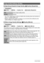 Page 9696Advanced Settings
Procedure
[r] (REC) * [MENU] * Quality Tab * T Quality (Snapshot)
• The “Fine” setting helps to bring out details when shooting dense tree branches or 
leaves, a complex pattern, etc.
• Memory capacity (the number of images you can record) will be affected by the 
quality settings you configure (page 191).
Procedure
[r] (REC) * [MENU] * Quality Tab * » Quality (Movie)
This setting can be used to configure movie image quality settings and to select either 
normal movie recording or...