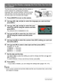 Page 1313Quick Start Basics
The first time you load a battery into the camera, a 
screen appears for configuring the display 
language, date, and time settings. Failure to set the 
date and time correctly will cause the wrong date 
and time data to be recorded with images.
1.Press [ON/OFF] to turn on the camera.
2.Use [8], [2], [4], and [6] to select the language you want and then 
press [SET].
3.Use [8], [2], [4], and [6] to select the area 
where you will be using the camera and then 
press [SET].
The...