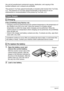 Page 123123Appendix
Any and all unauthorized commercial copying, distribution, and copying of the 
bundled software over a network are prohibited.
This product’s YouTube upload functionality is included under license from YouTube, 
LLC. The presence of YouTube upload functionality in this product is not an 
endorsement or recommendation of the product by YouTube, LLC.
If the [CHARGE] lamp flashes red...
• Charging cannot be performed because ambient temperature or the temperature of 
the charger is too hot or...