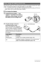 Page 1414Quick Start Basics
Note that the battery of a newly purchased camera is not charged. Perform the steps 
under “To charge the battery” to bring the battery to a full charge.
• Your camera requires a special CASIO rechargeable lithium ion battery (NP-40) for 
power. Never try to use any other type of battery.
1.Positioning the positive +
 and 
negative -
 terminals of the battery 
with those of the charger unit, load 
the battery into the charger unit.
2.Plug the charger unit into a 
household power...