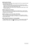 Page 2323Quick Start Basics
.Using Quick Shutter
Fully pressing the shutting button without waiting for Auto Focus to operate will record 
using Quick Shutter (page 75).
• With Quick Shutter, the camera focuses faster than normal Auto Focus, which 
means you can capture quick moving action more easily. Note, however, that some 
images may be out of focus when Quick Shutter is used.
• Whenever possible, take a little extra time to half-press the shutter button in order 
to ensure proper focus.
.If the image does...