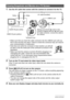 Page 110
110Viewing Snapshots and Movies
1.Use the AV cable that comes with the camera to connect it to the TV.
• Make sure that you insert the cable connector into the USB/AV port until you 
feel it click securely into place. Failure  to insert the connector fully can result in 
poor communication or malfunction.
• Note that even while the connector is  fully inserted, you still will 
be able to see the metal part of the connector as shown in the 
illustration.
• Make sure that the camera is turned off before...