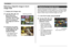 Page 101101
PLAYBACK
Selecting a Specific Image in the 9-
image View
1.Display the 9-image view.
2.Use [], [], [], and
[] to move the
selection boundary
up, down, left, or right
until it is located at
the image you want to
view.
3.Pressing any button
besides [], [], [],
or [] displays the
selected image.
•This displays the full-
size version of the
image you selected.
Selection boundary
Date selection cursor
Displaying the Calendar Screen
Use the following procedure to display a 1-month calendar.
While...