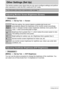 Page 137
137Other Settings (Set Up)
Other Settings (Set Up)
This section explains menu items that you can use to configure settings and perform 
other operations in both the REC mode and PLAY mode.
Procedure
[MENU]  * Set Up Tab  * Screen
Procedure
[MENU]  * Set Up Tab  * EVF Brightness
You can use the above procedure to change the brightness of the viewfinder. You 
can select one of three levels from +2 (brightest) to 0 (normal).
For information about menu operations, see page 77.
Adjusting Monitor Screen...