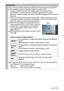 Page 59
59Snapshot Tutorial
Select & Save
After continuous shutter shooting is finished, the shot images are played back 
at slow speed so you can select the images you want to save. • Images shot with Prerecord (Still Image) (page 50) are played back 
automatically in reverse sequence,  and then played slowly in forward 
sequence. Images recorded with other CS  modes are played back in forward 
sequence.
• When you shooting with Prerecord (Sti ll Image), the first image saved when 
you press the shutter all...