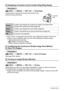 Page 85
85Advanced Settings
Procedure
[r ] (REC)  * [MENU]  * REC Tab  * Ring Setup
Use this item to specify the function that function ring 
performs during recording.
• When “Zoom” is assigned to the function ri ng, rotating the function ring will not 
perform a zoom operation when any one  of the following conditions exists. 
– High-speed movie recording
– W  selected for the focus setting
– During “Prerecord (Movie)” recording
Procedure
[ r ] (REC)  * [MENU]  * REC Tab  * Save CS Images
See page 58 for...