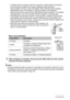 Page 2020Quick Start Basics
• A battery that has not been used for a long time, certain types of computers, 
and connection conditions can cause charging to take more than 
approximately six hours, which will trigger a timer that terminates charging 
automatically, even if the battery is not fully charged. If this happens, 
disconnect and then reconnect the USB cable to restart charging. To complete 
charging faster, use of the included USB-AC adaptor is recommended.
• If the battery has not been used for a...