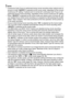 Page 5858Recording Movies
NOTE
• Continuous Auto Focus is performed during movie recording when optical zoom is 
turned on while “HD/STD” is selected as the movie mode, regardless of the current 
Continuous AF setting. If optical zoom is turned off, continuous Auto Focus is not 
performed during movie recording, regardless of the current Continuous AF setting.
• When “HD/STD” is selected as the movie mode and optical zoom is turned off, you 
can readjust focus while movie recording is in progress by half...