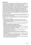 Page 142142Appendix
.Copyrights
Except for your own personal enjoyment, unauthorized use of use of snapshots or 
movies of images whose rights belong to others, without the permission of the right 
holder, is forbidden by copyright laws. In some cases, shooting of public 
performances, shows, exhibitions, etc. may be restricted entirely, even if it is for your 
own personal enjoyment. Regardless of whether such files are purchased by you or 
obtained for free, posting them on a website, a file sharing site, or...