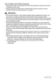 Page 3131Snapshot Tutorial
Tips for Better Auto Shutter Snapshots
• Using Auto Shutter in combination with Anti Shake (page 62) reduces the chance 
of image blur even more.
• While recording with Detect Blur or Detect Smile, keep the camera as still as 
possible until the recording operation is complete.
IMPORTANT!
• If the camera remains in Auto Shutter standby without releasing the shutter, you 
can record an image by pressing the shutter button all the way down again.
• Detect Blur and Detect Panning may not...