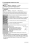 Page 6868Advanced Settings
Procedure
[r] (REC) * [MENU] * Quality Tab * EV Shift
For details, see the Control Panel procedure on page 41.
Procedure
[r] (REC) * [MENU] * Quality Tab * White Balance
You can adjust white balance to match the source of light available where you are 
shooting and avoid the blue cast that results when shooting outdoors when it is 
cloudy, and the green cast that results when shooting under fluorescent lighting.
• When “Auto” is selected for the white balance setting, the camera...