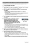 Page 105105Dynamic Photo
Use the following procedure to insert a subject image into a snapshot or movie.
1.In the PLAY mode, press [SET].
2.Use [8] and [2] to select the second PLAY Panel item from the bottom 
(Dynamic Photo) and then press [SET] (page 90).
3.Use [4] and [6] to select the background image you want and then 
press [SET].
• Only an image that satisfies the following conditions can be used as a 
background image.
– A snapshot or movie recorded with this camera or a snapshot transferred to 
this...