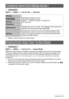 Page 135135Other Settings (Set Up)
Procedure
[SET] * MENU * Set Up Tab * Sounds
• Setting a volume level of 0 mutes output.
Procedure
[SET] * MENU * Set Up Tab * Quick Mode
When the Quick Mode is enabled, pressing the shutter button turns on the camera. 
Then the camera will turn back off a few seconds after you shoot a snapshot. This 
simplifies operation to one-touch power on and recording, followed by automatic 
power off.
• If you turn on the camera using a procedure other than Quick Mode, the camera 
will...