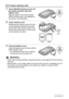 Page 2121Quick Start Basics
1.Press [ON/OFF] (Power) to turn off 
the camera and then open the 
battery cover.
Slide the battery cover slider towards 
OPEN and then open it as indicated by 
the arrows in the illustration.
2.Load a memory card.
Positioning the memory card so its front 
is facing upwards (towards the monitor 
screen side of the camera), slide it into 
the card slot all the way in until you hear 
it click securely into place.
3.Close the battery cover.
Close the battery cover and then shift the...