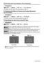 Page 6363Advanced Settings
Procedure
[r] (REC) * [MENU] * REC Tab * Face Detection
For details, see the Control Panel procedure on page 37.
Procedure
[r] (REC) * [MENU] * REC Tab * Anti Shake
For details, see the Control Panel procedure on page 39.
Procedure
[r] (REC) * [MENU] * REC Tab * AF Area
•“I Multi” cannot be selected for the Auto Focus area while you are using Face 
Detection (page 37).
Shooting with Face Detection (Face Detection)
Reducing the Effects of Camera and Subject Movement 
(Anti Shake)...