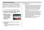 Page 88OTHER RECORDING FUNCTIONS
88
Creating Your Own BEST SHOT Setup
You can use the procedure below to save the setup of an
snapshot or movie you recorded as a BEST SHOT scene.
After that, you can recall the setup whenever you want to
use it.
1.In the REC mode, press [BS] (BEST SHOT).
2.Use [], [], [], and [] to select “Register
User Scene”, and then press [SET].
3.Use [] and [] to
display the snapshots
or movies whose
setup you want to
register as a BEST
SHOT scene.
4.Use [] and [] to select “Save”,...