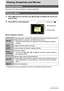 Page 8888Viewing Snapshots and Movies
Viewing Snapshots and Movies
See page 24 for the procedure for viewing snapshots.
1.Press [p] (PLAY) and then use [4] and [6] to display the movie you 
want to view.
2.Press [SET] to start playback.
Movie Playback Controls
• Playback may not be possible for movies not recorded with this camera.
Viewing Snapshots
Viewing a Movie
[4] [6]During playback, changes the playback direction and playback speed.
While playback is paused, scrolls forward or back.
• Playback speed...