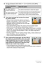 Page 110110Dynamic Photo
5.Use [8] and [2] to select either “1” or “2” and then press [SET].
6.First, shoot an image that includes the subject 
you want to extract.
• Shoot an image in which the subject is as large as 
possible. If you selected “2” for the “Number of Shots” 
setting, the images should include some easily 
identifiable reference point that you can use for later 
alignment in step 7 below.
• If you selected “Moving Subject” the camera will record multiple subject 
images. Do not move the camera...