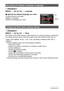 Page 144144Other Settings (Set Up)
Procedure
[MENU] * Set Up Tab * Language
Procedure
[MENU] * Set Up Tab * Sleep
This feature turns off the monitor screen whenever no camera operation is performed 
for a preset amount of time. Press any button to turn the monitor screen back on.
Trigger Time Settings: 30 sec, 1 min, 2 min, Off (Sleep is disabled while “Off” is 
selected.)
• Sleep is disabled under any of the following conditions.
– In the PLAY mode
– While the camera is connected to a computer or other device
–...