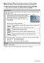 Page 7171Advanced Settings
.Specifying the Method for Saving Continuous Shutter Images
Specify the method to use for saving images recorded with “High Speed CS”.
1.After continuous shutter shooting is finished, use [8] and [2] to 
select the save method you want and then press [SET].
• Does not save any of the images while “Cancel Save” is selected.
Save Selected
The shot images are played back at slow speed so you can select the images 
you want to save.
1While the shot images are playing back and an image...