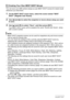 Page 5454Using BEST SHOT
You can save up to 999 camera setups as user BEST SHOT scenes for instant recall 
whenever you need them.
1.On the BEST SHOT scene menu, select the scene named “BEST 
SHOT” (Register User Scene).
2.Use [4] and [6] to select the snapshot or movie whose setup you want 
to save.
3.Use [8] and [2] to select “Save”, and then press [SET].
Your BEST SHOT scene will be assigned the name “Recall User Scene”, along 
with a scene number.
NOTE
• BEST SHOT snapshot scenes can be used for snapshots...