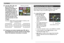 Page 116116
PLAYBACK
3.Pressing any button besides [], [], [], or
[] displays the full-size version of the image
where the selection boundary is located.
23 17 18 19
20 1 2 
345678
91011
12 13 1415 16 17
18 19 20
1
2.Use [], [], [], and
[] to move the
selection boundary to
the image you want.
Pressing [] while the
selection boundary is
in the right column or
[] while it is in the left
column scrolls to the
next full screen of nine
images.
Example: When there are 20 images in memory, and
Image 1 is...