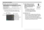 Page 52BASIC IMAGE RECORDING
52
It means this:
The image is in focus.
The image is not in focus.
When you see this:
Green focus frame
Green operation lamp
Red focus frame
Flashing green operation lamp
Operation Lamp and Focus Frame Operation
• The monitor screen uses various indicators and
icons to keep you informed of the camera’s status.
Memory capacity
Image size
Image quality
Memory typeShutter speed valueAperture value
ISO sensitivity
5.After making sure that the
image is focused properly,
press the...