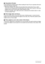 Page 2929Quick Start Basics
.Using Quick Shutter
Fully pressing the shutting button without waiting for Auto Focus to operate will record 
using Quick Shutter (page 93).
• With Quick Shutter, the camera focuses faster than normal Auto Focus, which 
means you can capture quick moving action more easily. Note, however, that some 
images may be out of focus when Quick Shutter is used.
• Whenever possible, take a little extra time to half-press the shutter button in order 
to ensure proper focus.
.If the image does...