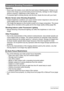 Page 3333Quick Start Basics
Operation
• Never open the battery cover while the back lamp is flashing green. Doing so can 
result in the image you just shot being saved incorrectly, damage to other images 
stored in memory, malfunction of the camera, etc.
• If unwanted light is shining directly onto the lens, shade the lens with your hand.
Monitor Screen when Shooting Snapshots
• Subject brightness conditions can cause monitor screen response to slow and can 
cause digital noise in the monitor screen image.
•...