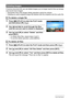 Page 2020Quick Start Basics
If memory becomes full, you can delete images you no longer need to free up storage 
and record more images.
• Remember that a file (image) delete operation cannot be undone.
• Deleting an audio snapshot (page 68) deletes both the snapshot and the audio file.
1.Press [p] (PLAY) to enter the PLAY mode 
and then press [2] ( ).
2.Use [4] and [6] to scroll through the files 
until the one you want to delete is displayed.
3.Use [8] and [2] to select “Delete” and then 
press [SET].
• To...