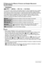 Page 7272Advanced Settings
Procedure
[r] (REC) * [MENU] * REC Tab * Anti Shake
You can turn on the camera’s Anti Shake feature to reduce image blur due to subject 
movement or camera movement when shooting a moving subject using telephoto, 
when shooting a fast-moving subject, or when shooting under dim lighting conditions.
Your digital camera is equipped with a CCD shift type camera shake correction 
feature and a high-sensitivity anti image blur feature. These two features work in 
concert to minimize the...