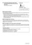 Page 28
28Quick Start Basics
.Using Quick Shutter
Fully pressing the shutting button without waiting for Auto Focus to operate will record 
using Quick Shutter (page 99).
• With Quick Shutter, the camera focuses faster than normal Auto Focus, which 
means you can capture quick moving action  more easily. Note, however, that some 
images may be out of focus when Quick Shutter is used.
• Whenever possible, take a littl e extra time to half-press the shutter button in order 
to ensure proper focus.
. If the image...