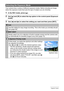 Page 36
36Snapshot Tutorial
Your camera has a variety of different exposure modes. Before shooting an image, 
select the exposure mode that suits the type of subject you are shooting.
1.In the REC mode, press [8].
2.Use [ 8] and [ 2] to select the top option in  the control panel (Exposure 
mode).
3.Use [ 4] and [ 6] to select the setting you  want and then press [SET].
Selecting the Exposure Mode
Auto
Use this setting for easy image recording.  This is the mode you normally should 
use (page 26).
BEST SHOT...