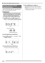 Page 54Other Useful Digital Keyboard Functions
E-52
Use the following procedure when you want to delete sampled 
sounds, user songs and all other data, except for recorded 
songs, currently in Digital Keyboard memory.
 Performing this procedure also will delete protected 
sampled sound data (page E-25). It is recommended 
that you save important data to a memory card (page 
E-53) or your computer’s hard disk (page E-58).
 This operation does not delete recorded song data.
1.Press ct and then use the bs...
