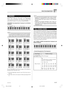 Page 39E-37
NOTE
•Except for the chords specified in note*1 above, inverted
fingerings (i.e. playing E-G-C or G-C-E instead of C-E-
G) will produce the same chords as the standard
fingering.
•Except for the exception specified in note*
2 above, all
of the keys that make up a chord must be pressed.
Failure to press even a single key will not play the desired
FINGERED chord.
FULL RANGE CHORD
This accompaniment method provides a total of 38 different
chord types: the 15 chord types available with FINGERED
plus 23...