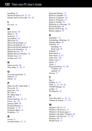 Page 140Palm-size PC UserÕs Guid e132 