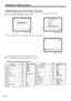 Page 76Advanced Operations
76E
Programming function key character procedure
Step 1. Press ° and  icon to turn “PGM-2”, select “1.Item Descriptor” and press `.
Step 2. Select “7.Char & Press key” and press 
`.
Step 1. screen Step 2. screen
Step 3. Enter key characters, press 
¥, and press the corresponding key.
Step 3. screen
Step 4. Repeat the step 3., if you have other keys to program.
Step 5. Press 
\ repeatedly to return to the “Step 1. screen”.
The initial characters of function keys
P2 C01       31-10-04...