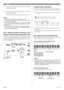 Page 24E-22
5.To stop Song Bank tune play, press the START/
STOP button again.
6.To exit the Song Bank Mode, press the SONG
BANK button again.
•When you do, the SONG BANK indicator goes out.
❚ NOTE
•Always enter two digits for the Song Bank number.
•You can input a Song Bank tune number even while another
Song Bank tune is playing.
•If you input the wrong first digit for a Song Bank tune number,
you can return to the previous setting by pressing the SONG
BANK button.
•The RHYTHM button is disabled in the Song...