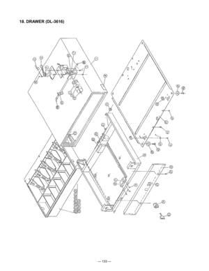 Page 135
— 133 —
18. DRAWER (DL-3616) 