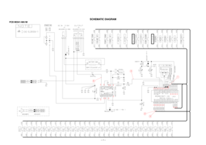 Page 9 Ñ 7 Ñ
SCHEMATIC DIAGRAM
PCB M3541-MA1M
1
0.0
0.0
5.2
4.8
2.5
0.0
0.0
2.2
2.2
4.9
0.0
0.0
0.0
0.0
0.0 0.5
0.5
0.5
0.5
0.5
0.5
0.5
0.0
0.0
0.0
3
2
4
5
9.0
5.2 0.0
5.2
0.04.0
0.0
3.9
3.1
4.0
X1
EFO-GC2175C3
EXC-ELDR35V
EXC-ELDR35V
EXC-ELDR35V
21 