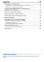 Page 55
Appendix ........................................................................ 43
Connecting to a Video Device ..............................................................43
Connection to a composite video output or S-video output ..................................... 43
Connection to a component video output ................................................................. 44
Connecting the HDMI Output of a Video Device or 
Computer to the...