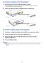 Page 2424
To connect a memory card to the projector
1.Load the memory card into a USB card reader’s card slot.
zFor details about how to load a memory card into the USB card reader, see the user 
documentation that comes with the reader.
2.Connect the USB card reader to the Data Projector’s USB-A port.
To connect a digital camera to the projector
1.If necessary, configure the digital camera’s USB mass storage class setting.
2.Turn off the digital camera and connect a USB cable to it.
3.Connect the other end of...