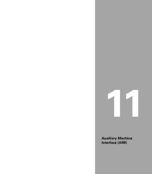 Page 231Auxiliary Machine 
Interface (AMI) 