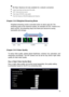 Page 25 Bit Rate: Maximum bit rate available for a network connection  Output Frame Rate: the frame rate of the profile  GOP: I frame period per second  Video Output: NTSC/PAL video system  Power line frequency: 60Hz/50Hz lighting power frequency 
 Chapter 3-5-2 Weighted Streaming Mode  W eighted streaming mode is activated when an alarm went off. The streaming goes to the maximum speed, for example 30 FPS. If there is no alarm activity, the streaming stays one frame per second for saving...