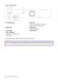 Page 34AiP
-N series  16CH/9 CH/4 CH Manual                                                                                                                                                                                               
33  
1.2 9
CH / 4CH  Rear View 
   
  1.  RJ - 45 Keyboard In   5.  Alarm I/Os  
     Alarm 2 input switches, 1 N/O alarm   
     output, and 1 N/C alarm output  
2.  HDMI Output   6.   Audio Output  
     RCA audio connector  
3.  12V DC Input   7.  eSATA Outpu t  
4.  LAN  / USB...