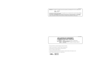 Page 107 To resize thickness, move all items on the front cover 
This product complies with the requirements of European Directive 89/336/EEC.For EU Countries
For EU Countries
Apparatus containing 
Lithium batteries
ADVARSEL!Lithiumbatteri - Eksplosionsfare ved 
fejlagtig håndtering.
Udskiftning må kun ske med batteri af
samme fabrikat og type.
Levér det brugte batteri tilbage til 
leverandøren.VARNINGExplosionsfara vid felaktigt batteribyte.
Använd samma batterityp eller en 
ekvivalent typ som rekommenderas av...